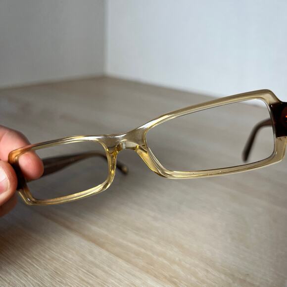 Chanel 3064-B c.756 Eyeglasses Translucent Beige Brown Frames 51-17-135 Italy - Picture 10 of 12